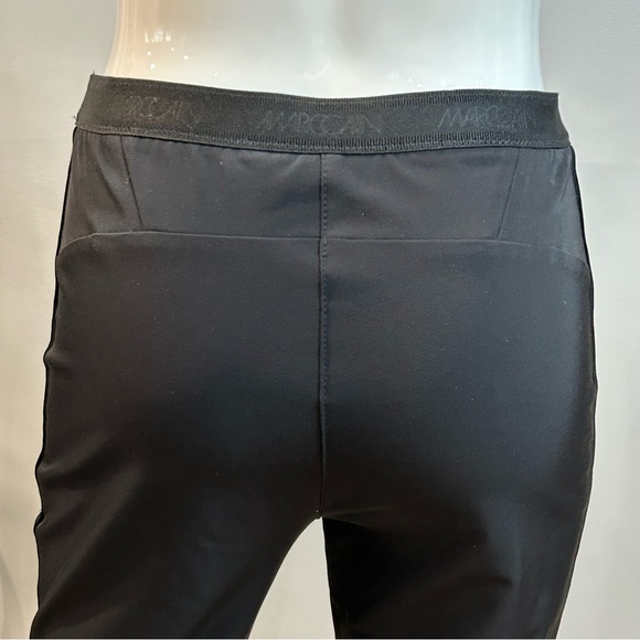 Marc Cain 50/50 Faux Leather & Stretch Fabric Joggers - Picture 5 of 13